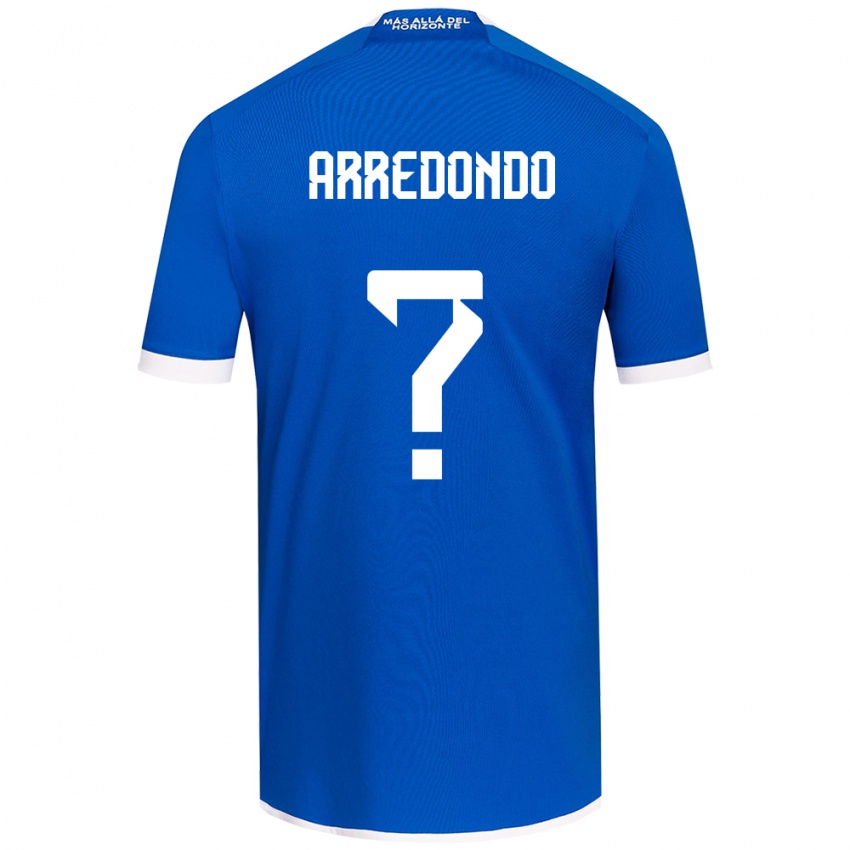 Niño Camiseta Milovan Arredondo #0 Azul Blanco 1ª Equipación 2024/25 La Camisa México