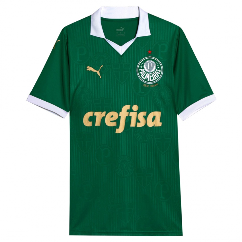 Niño Camiseta Pedro Almeida #0 Verde Blanco 1ª Equipación 2024/25 La Camisa México