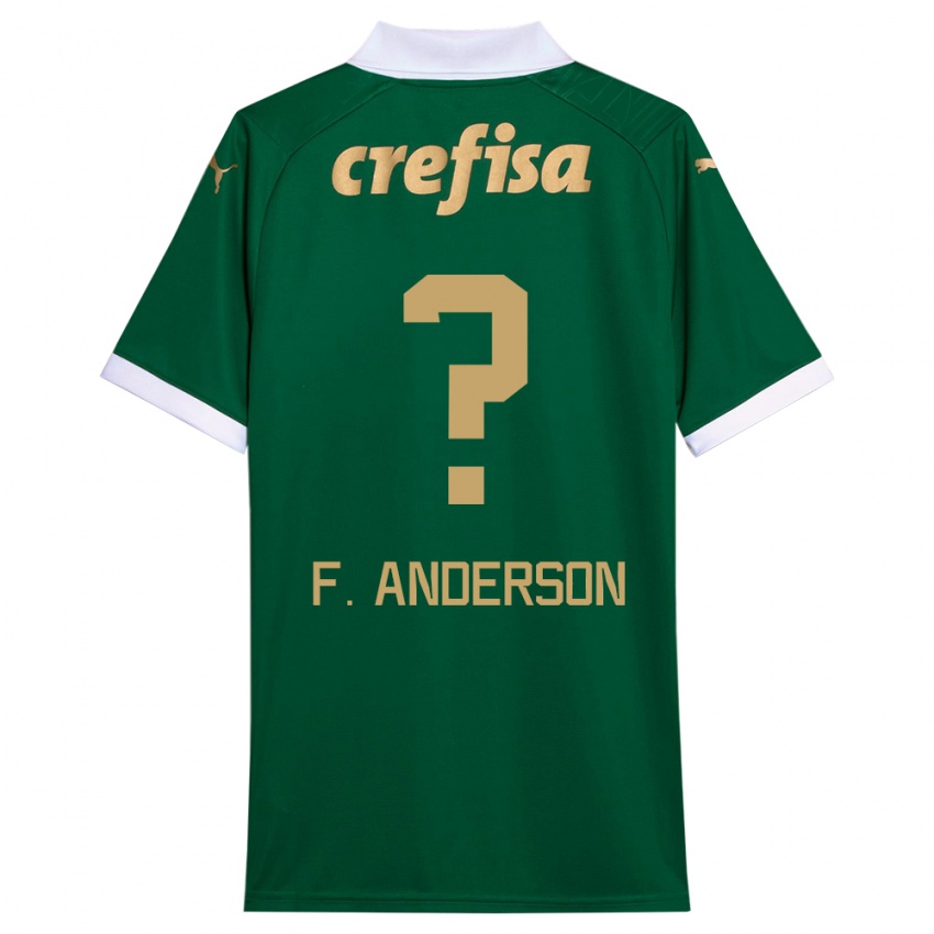 Niño Camiseta Felipe Anderson #0 Verde Blanco 1ª Equipación 2024/25 La Camisa México