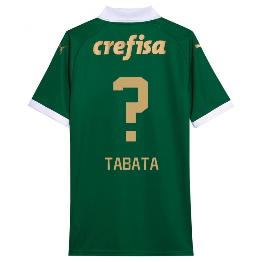 Niño Camiseta Bruno Tabata #0 Verde Blanco 1ª Equipación 2024/25 La Camisa México