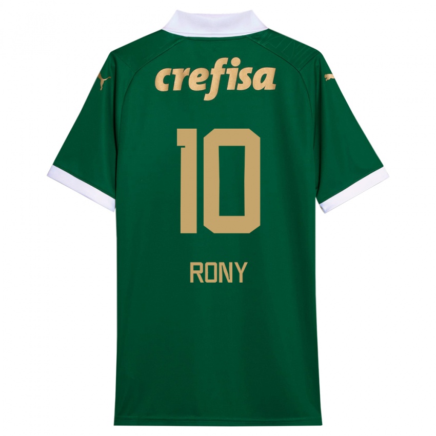 Niño Camiseta Rony #10 Verde Blanco 1ª Equipación 2024/25 La Camisa México