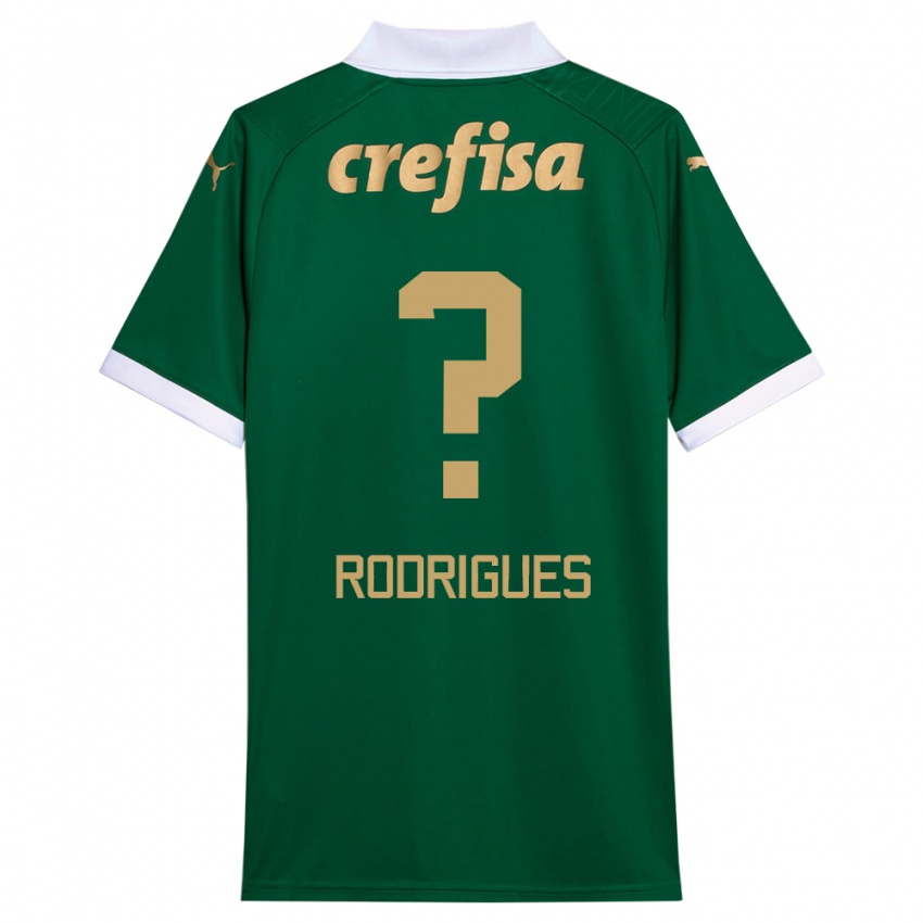 Niño Camiseta César Rodrigues #0 Verde Blanco 1ª Equipación 2024/25 La Camisa México