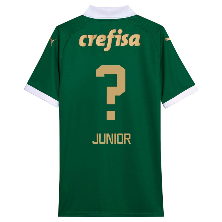 Niño Camiseta Gilberto Junior #0 Verde Blanco 1ª Equipación 2024/25 La Camisa México