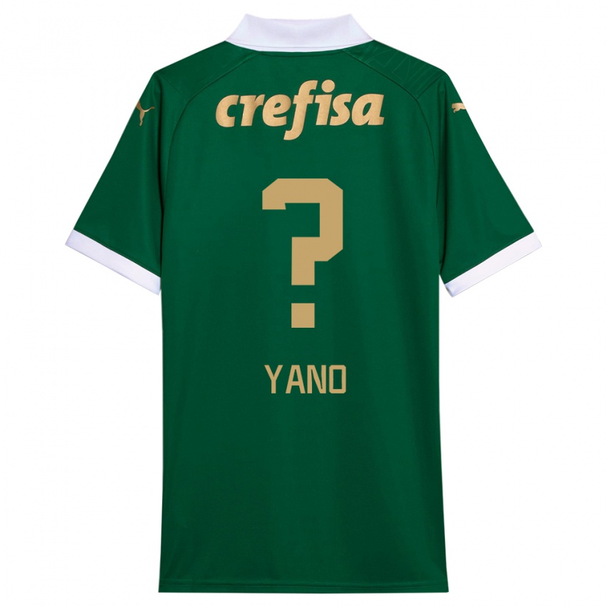 Niño Camiseta Luiz Yano #0 Verde Blanco 1ª Equipación 2024/25 La Camisa México