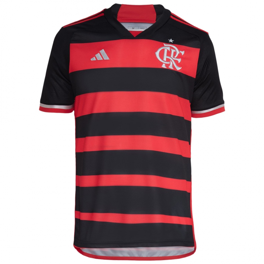 Niño Camiseta Adriano Neciosup #0 Negro Rojo 1ª Equipación 2024/25 La Camisa México