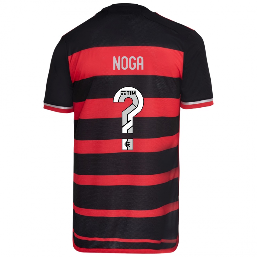 Niño Camiseta Gabriel Noga #0 Negro Rojo 1ª Equipación 2024/25 La Camisa México