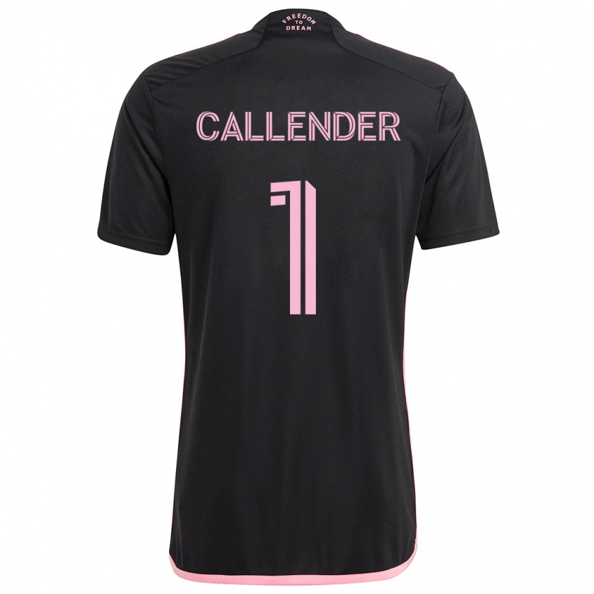 Niño Camiseta Drake Callender #1 Negro 2ª Equipación 2024/25 La Camisa México