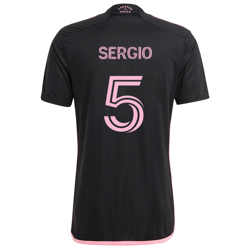 Niño Camiseta Sergio Busquets #5 Negro 2ª Equipación 2024/25 La Camisa México