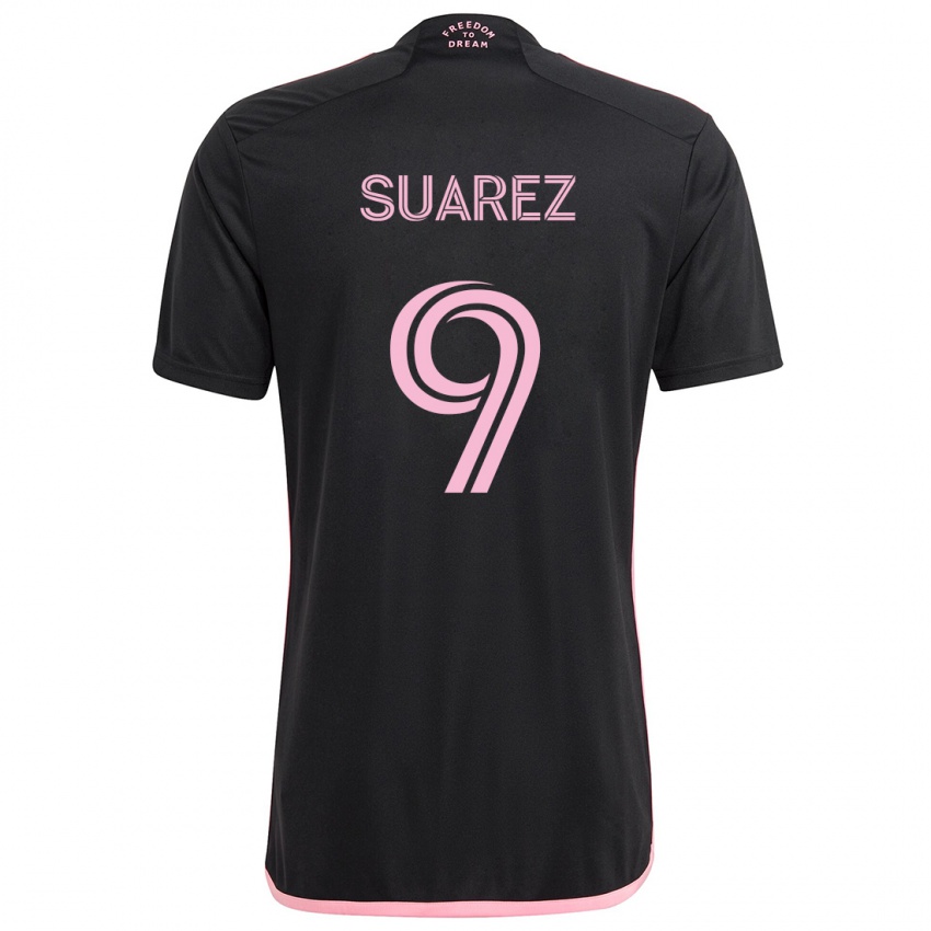 Niño Camiseta Luis Suárez #9 Negro 2ª Equipación 2024/25 La Camisa México