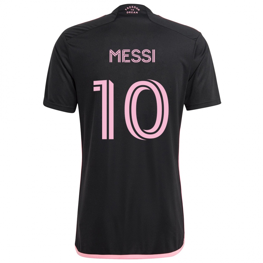 Niño Camiseta Lionel Messi #10 Negro 2ª Equipación 2024/25 La Camisa México