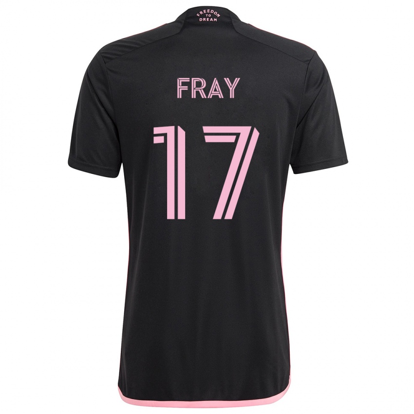 Niño Camiseta Ian Fray #17 Negro 2ª Equipación 2024/25 La Camisa México