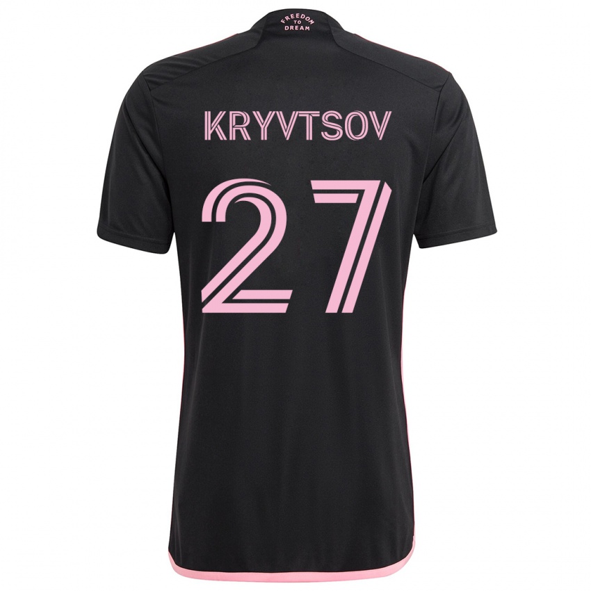 Niño Camiseta Sergiy Kryvtsov #27 Negro 2ª Equipación 2024/25 La Camisa México