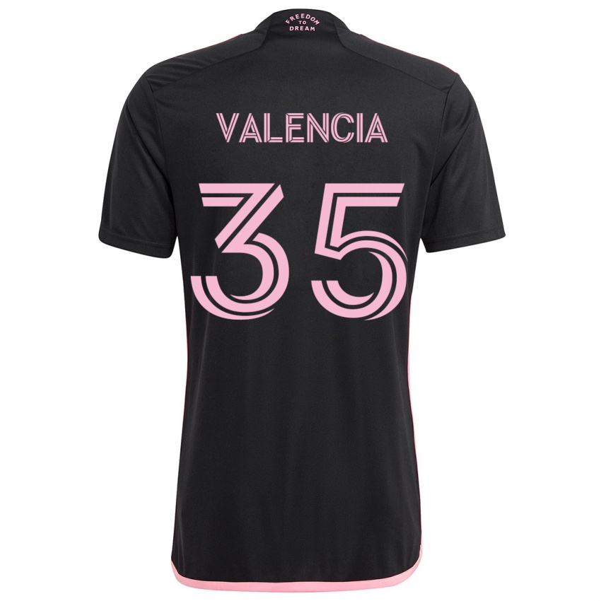 Niño Camiseta Felipe Valencia #35 Negro 2ª Equipación 2024/25 La Camisa México