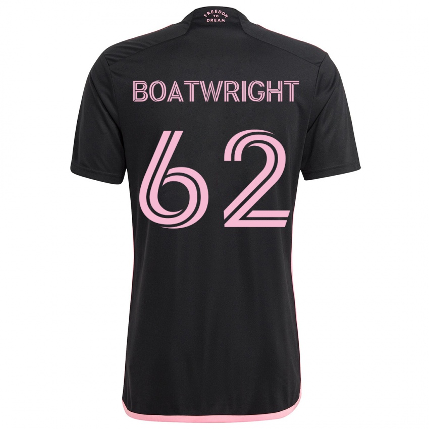 Niño Camiseta Israel Boatwright #62 Negro 2ª Equipación 2024/25 La Camisa México