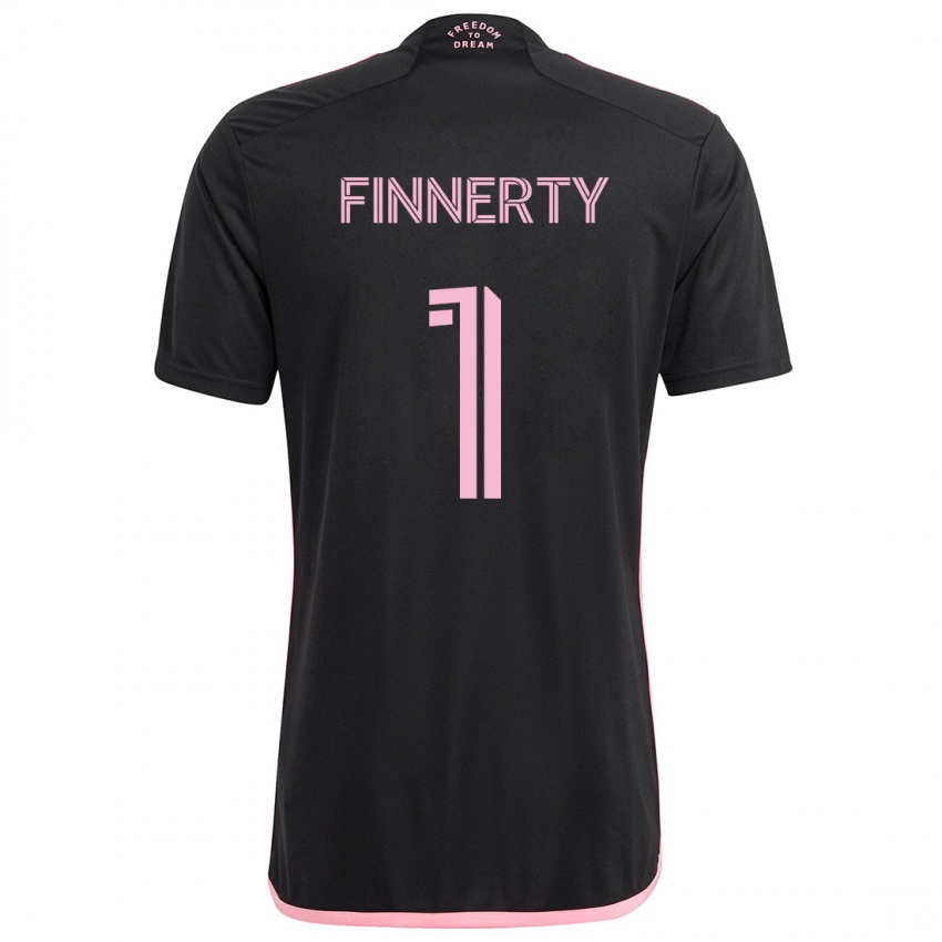 Niño Camiseta Owen Finnerty #1 Negro 2ª Equipación 2024/25 La Camisa México