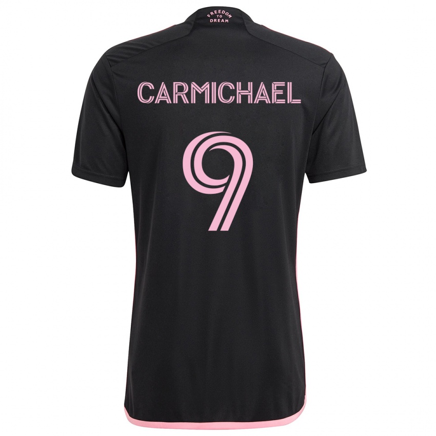 Niño Camiseta Ryan Carmichael #9 Negro 2ª Equipación 2024/25 La Camisa México