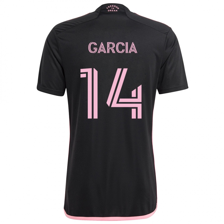 Niño Camiseta Santiago Garcia #14 Negro 2ª Equipación 2024/25 La Camisa México