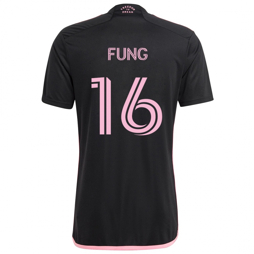 Niño Camiseta Victor Fung #16 Negro 2ª Equipación 2024/25 La Camisa México