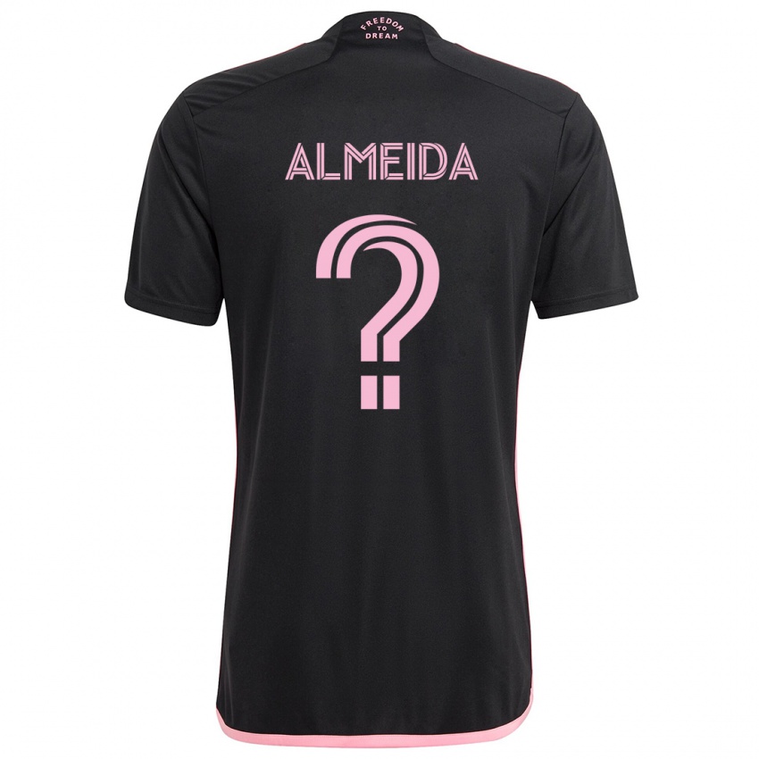 Niño Camiseta Nicholas Almeida #0 Negro 2ª Equipación 2024/25 La Camisa México