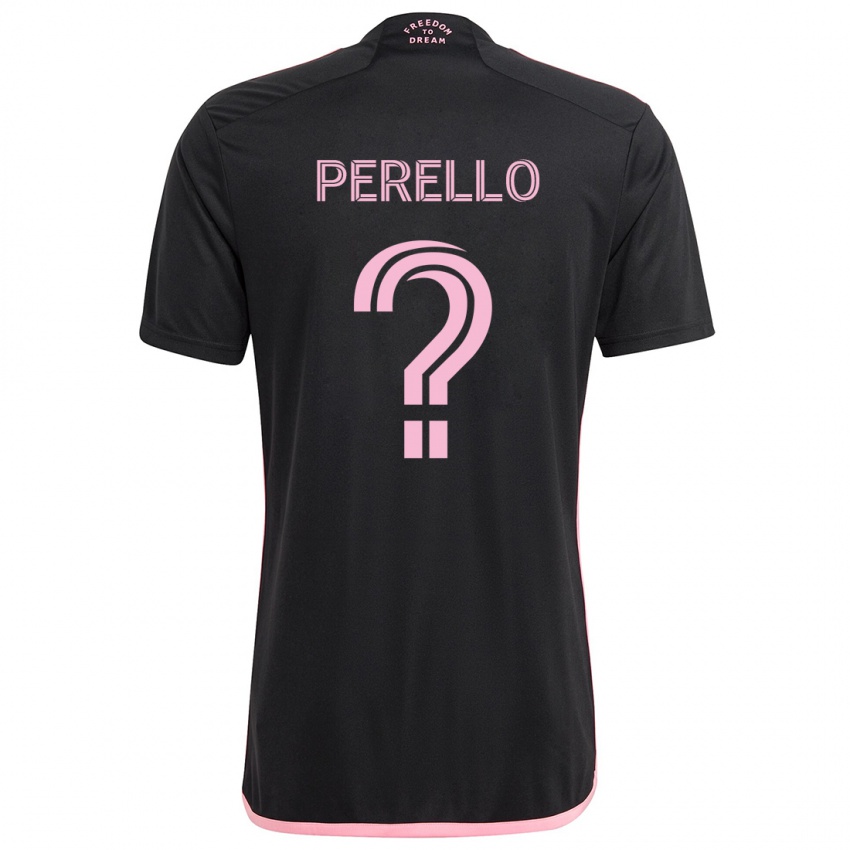 Niño Camiseta Sergio Perello #0 Negro 2ª Equipación 2024/25 La Camisa México