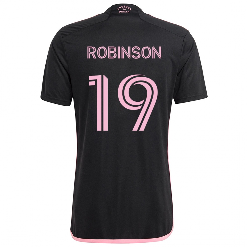 Niño Camiseta Robbie Robinson #19 Negro 2ª Equipación 2024/25 La Camisa México