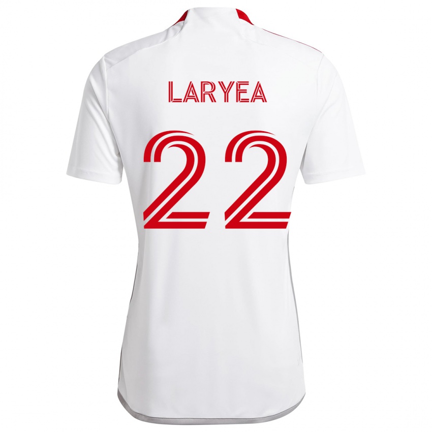 Niño Camiseta Richie Laryea #22 Blanco Rojo 2ª Equipación 2024/25 La Camisa México