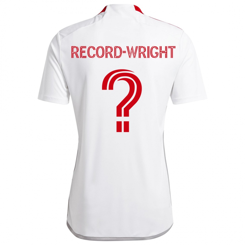 Niño Camiseta Kemari Record-Wright #0 Blanco Rojo 2ª Equipación 2024/25 La Camisa México