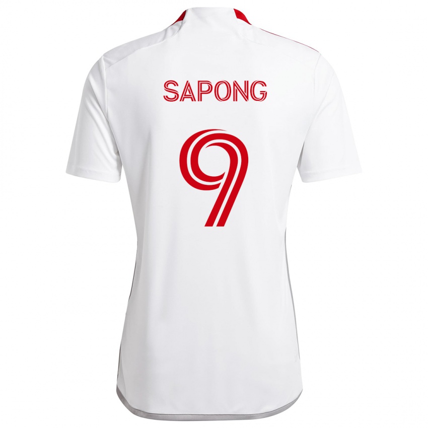 Niño Camiseta C.j. Sapong #9 Blanco Rojo 2ª Equipación 2024/25 La Camisa México