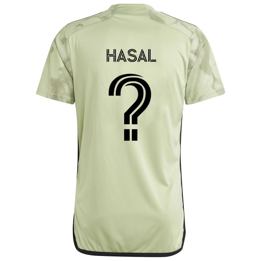 Niño Camiseta Thomas Hasal #0 Verde Claro 2ª Equipación 2024/25 La Camisa México