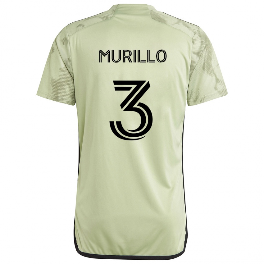 Niño Camiseta Jesús Murillo #3 Verde Claro 2ª Equipación 2024/25 La Camisa México