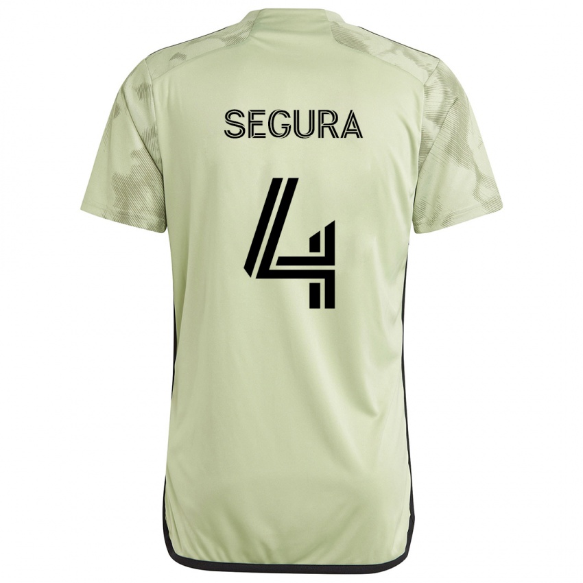 Niño Camiseta Eddie Segura #4 Verde Claro 2ª Equipación 2024/25 La Camisa México