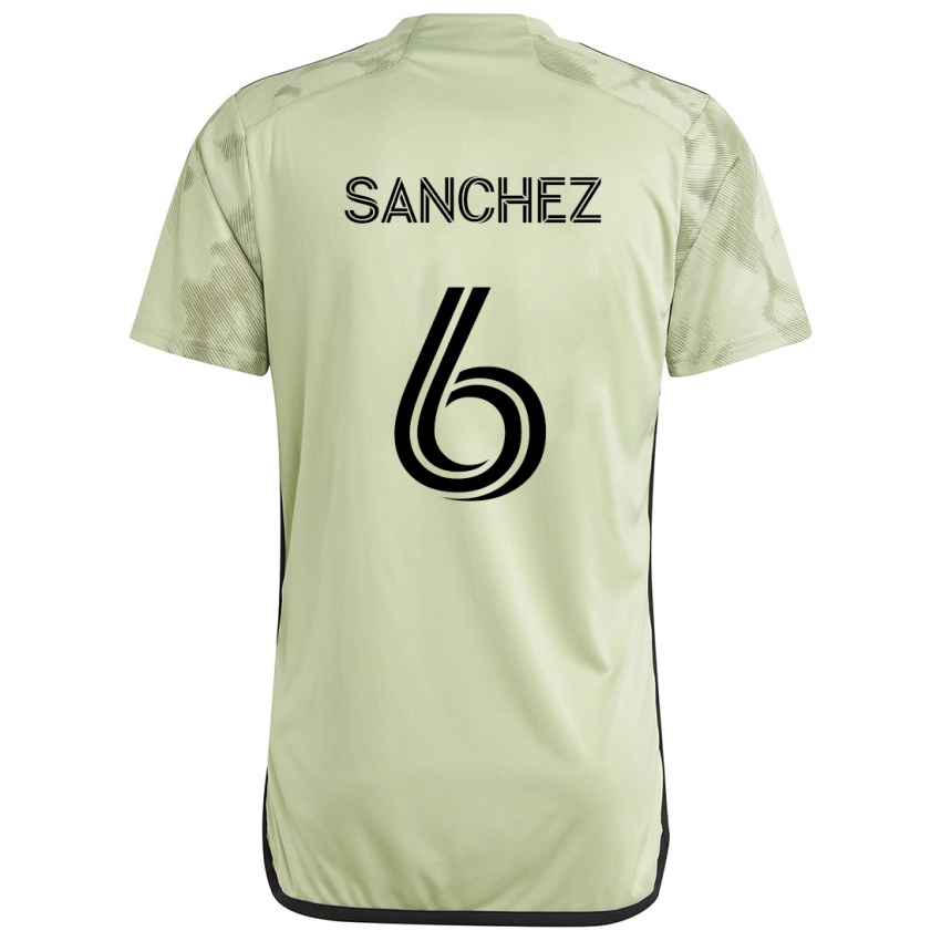 Niño Camiseta Ilie Sánchez #6 Verde Claro 2ª Equipación 2024/25 La Camisa México