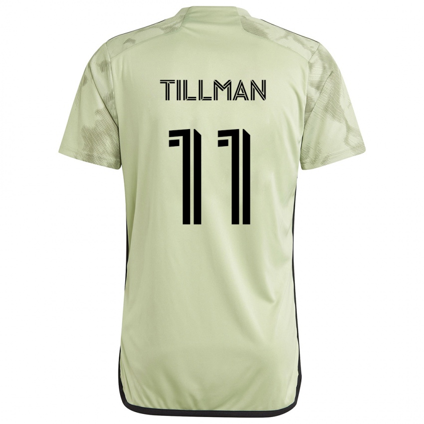 Niño Camiseta Timothy Tillman #11 Verde Claro 2ª Equipación 2024/25 La Camisa México