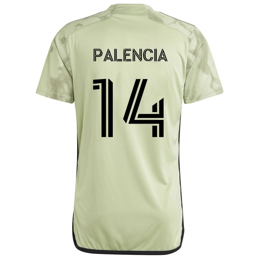 Niño Camiseta Sergi Palencia #14 Verde Claro 2ª Equipación 2024/25 La Camisa México