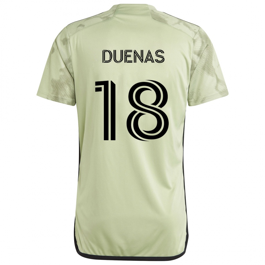 Niño Camiseta Érik Dueñas #18 Verde Claro 2ª Equipación 2024/25 La Camisa México