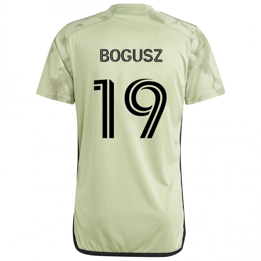 Niño Camiseta Mateusz Bogusz #19 Verde Claro 2ª Equipación 2024/25 La Camisa México