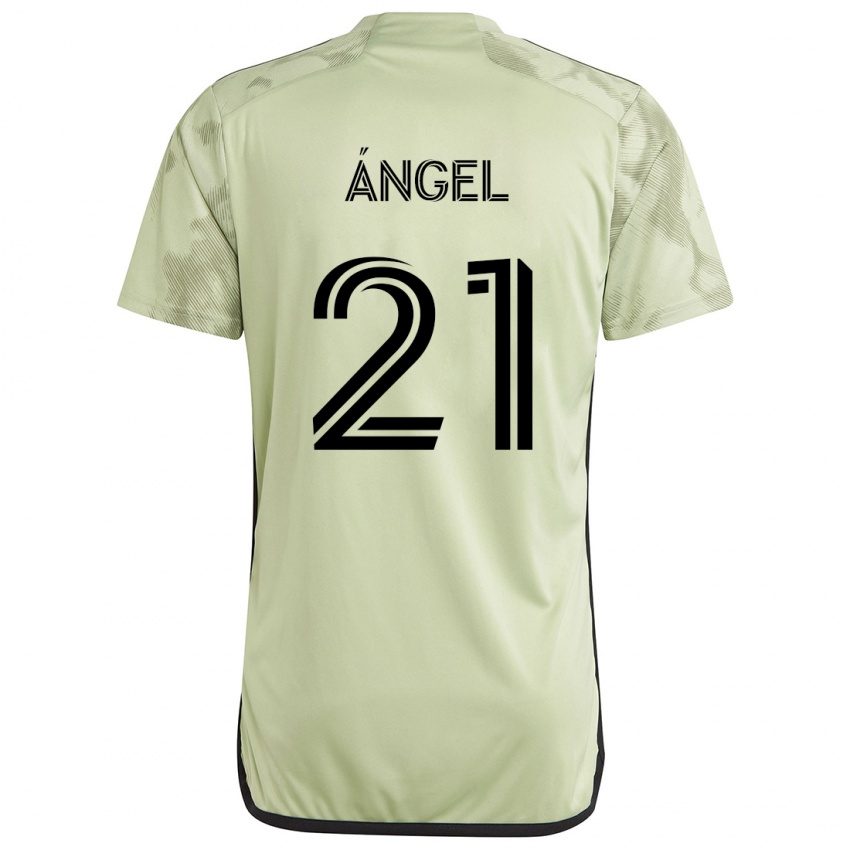 Niño Camiseta Tomás Ángel #21 Verde Claro 2ª Equipación 2024/25 La Camisa México