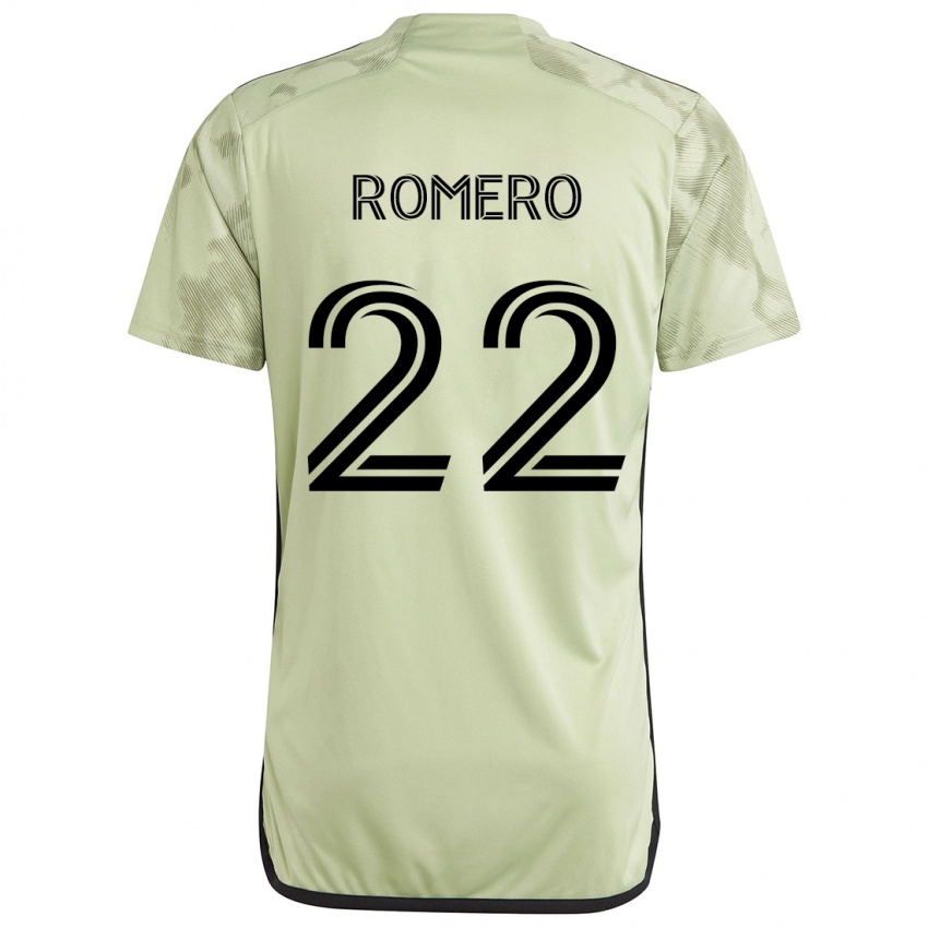 Niño Camiseta Abraham Romero #22 Verde Claro 2ª Equipación 2024/25 La Camisa México