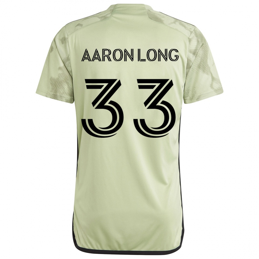 Niño Camiseta Aaron Long #33 Verde Claro 2ª Equipación 2024/25 La Camisa México