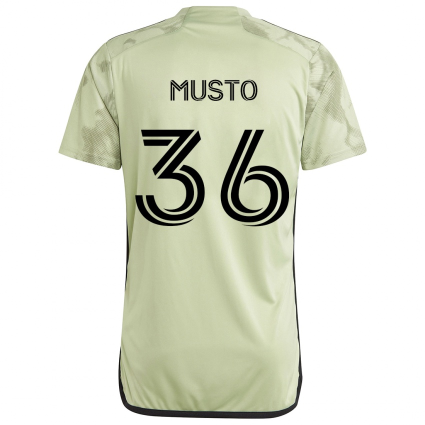 Niño Camiseta Tommy Musto #36 Verde Claro 2ª Equipación 2024/25 La Camisa México