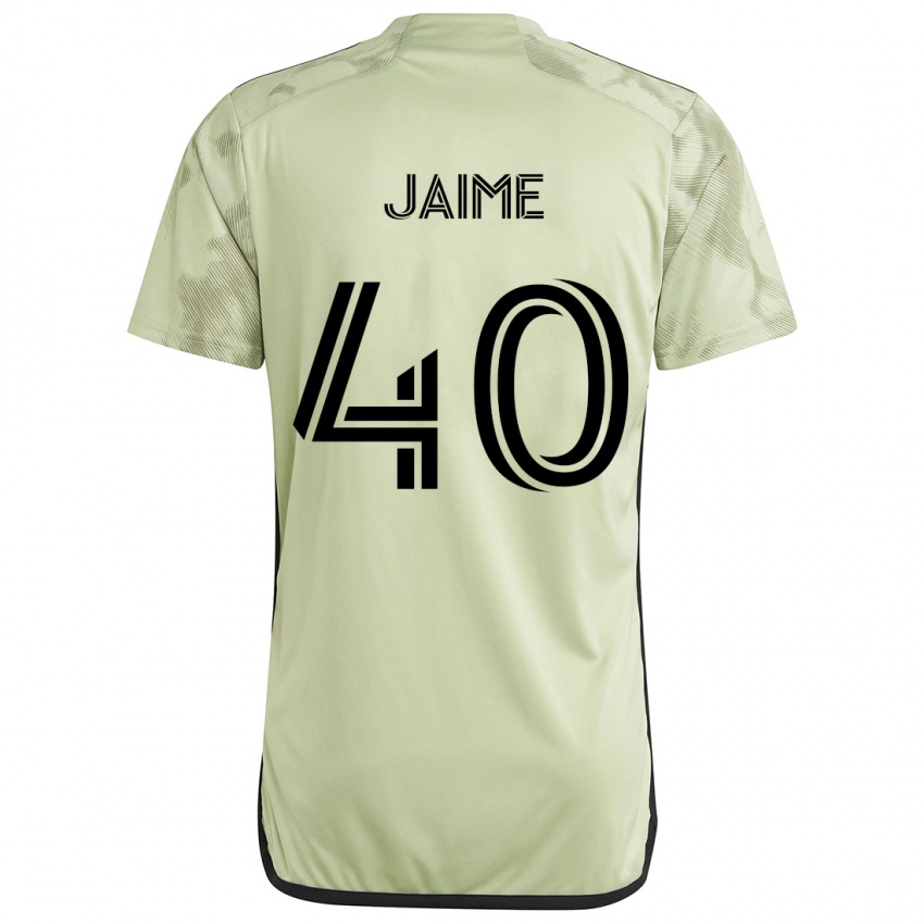 Niño Camiseta Christopher Jaime #40 Verde Claro 2ª Equipación 2024/25 La Camisa México