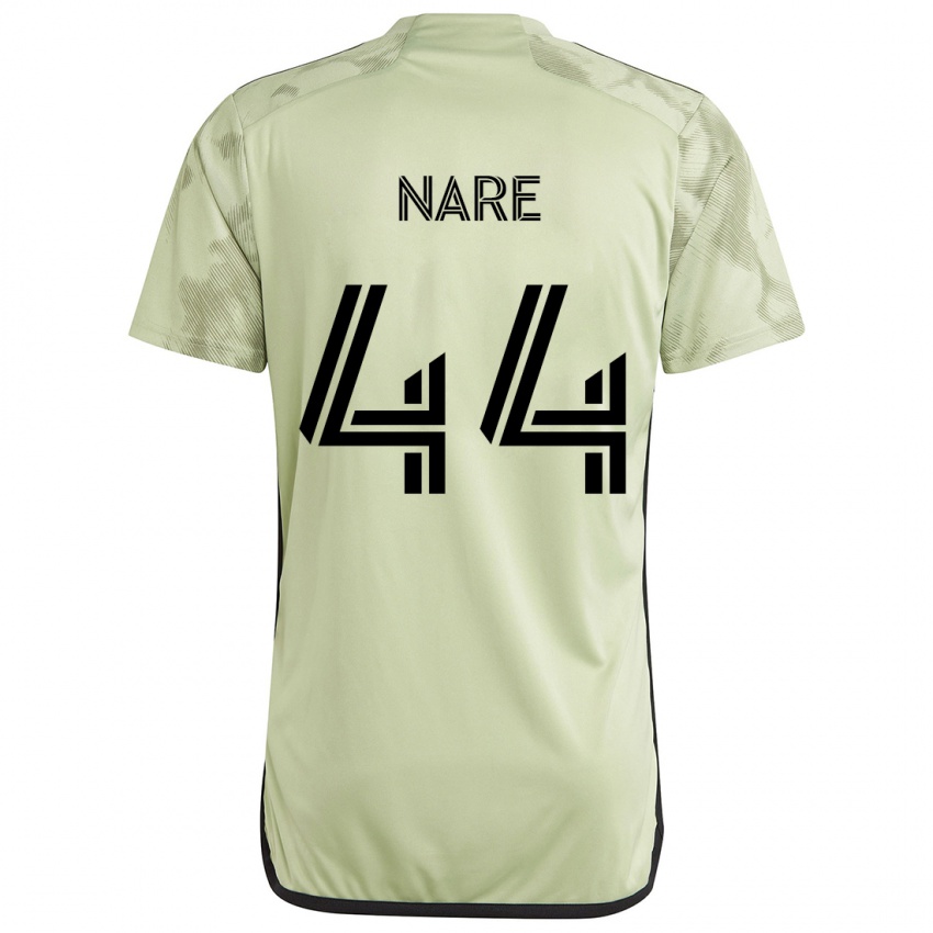 Niño Camiseta Thabo Nare #44 Verde Claro 2ª Equipación 2024/25 La Camisa México