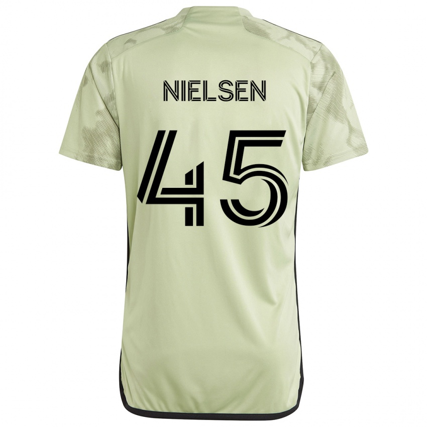 Niño Camiseta Kenny Nielsen #45 Verde Claro 2ª Equipación 2024/25 La Camisa México