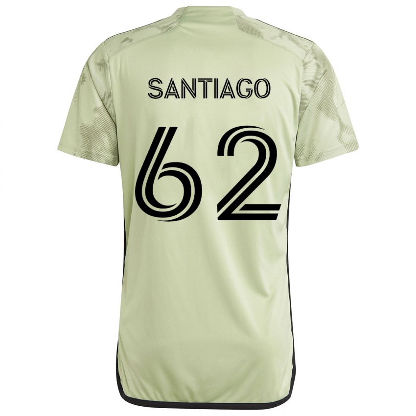 Niño Camiseta Joshua Santiago #62 Verde Claro 2ª Equipación 2024/25 La Camisa México