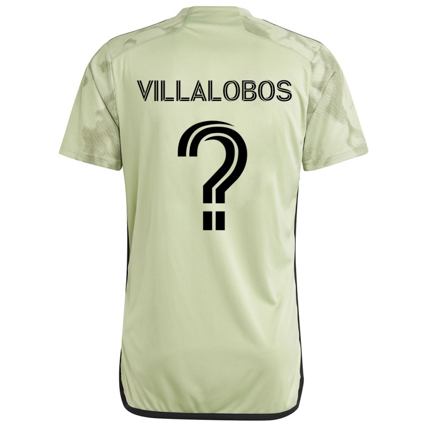 Niño Camiseta Kristian Villalobos #0 Verde Claro 2ª Equipación 2024/25 La Camisa México