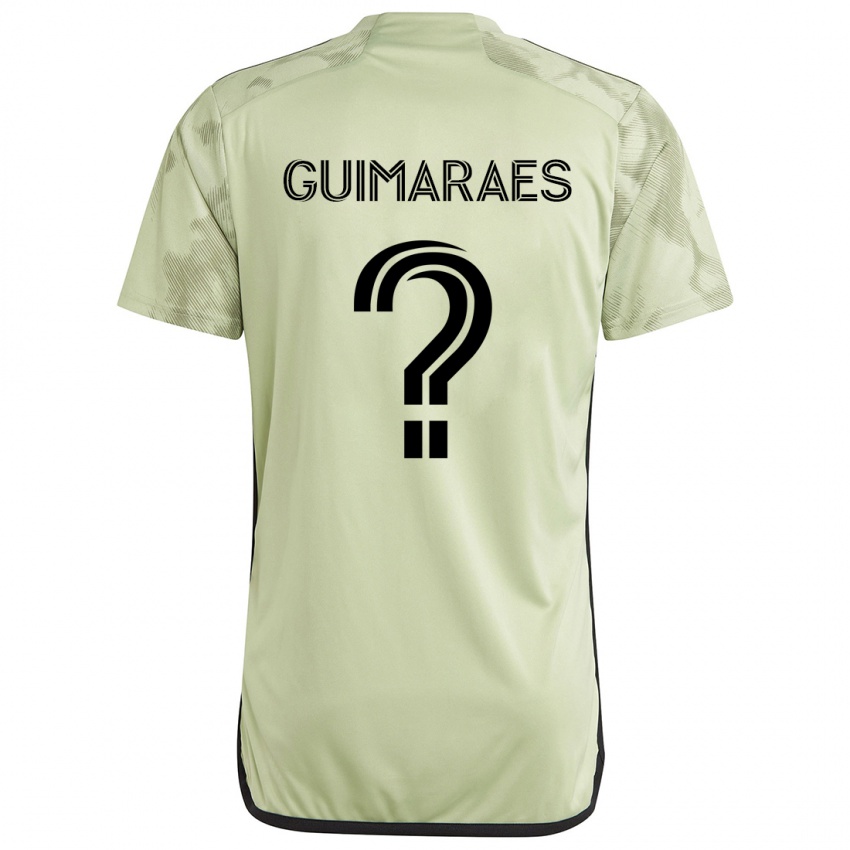 Niño Camiseta Pedro Guimaraes #0 Verde Claro 2ª Equipación 2024/25 La Camisa México