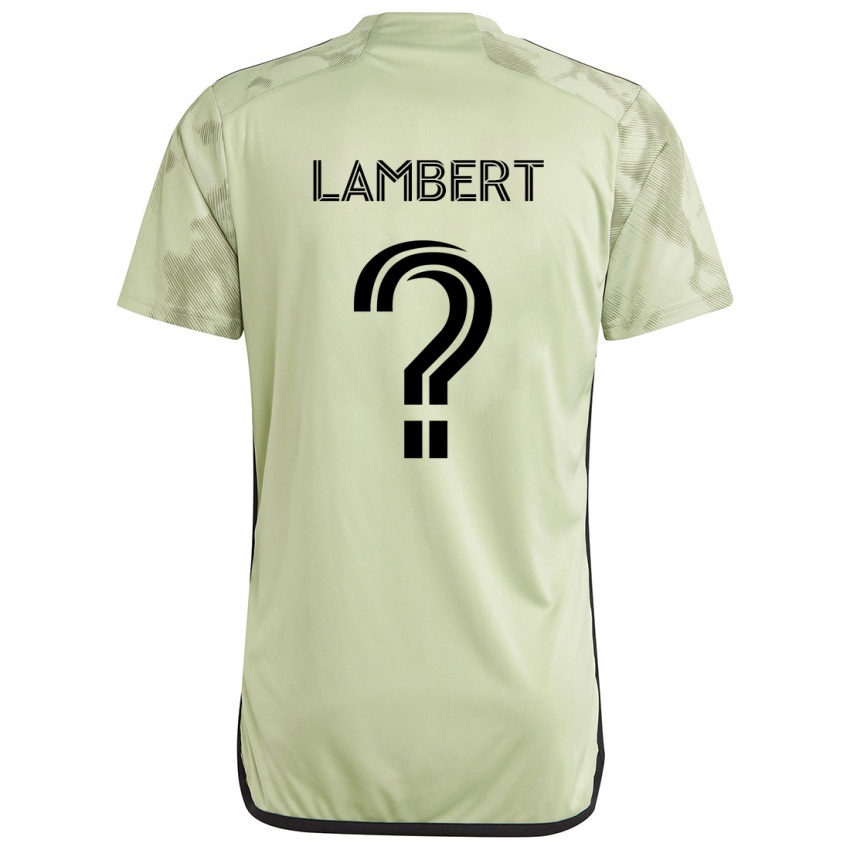 Niño Camiseta Liam Lambert #0 Verde Claro 2ª Equipación 2024/25 La Camisa México