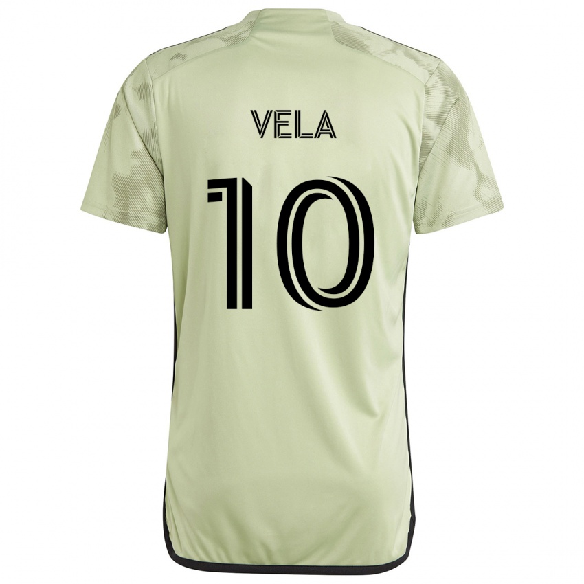 Niño Camiseta Carlos Vela #10 Verde Claro 2ª Equipación 2024/25 La Camisa México