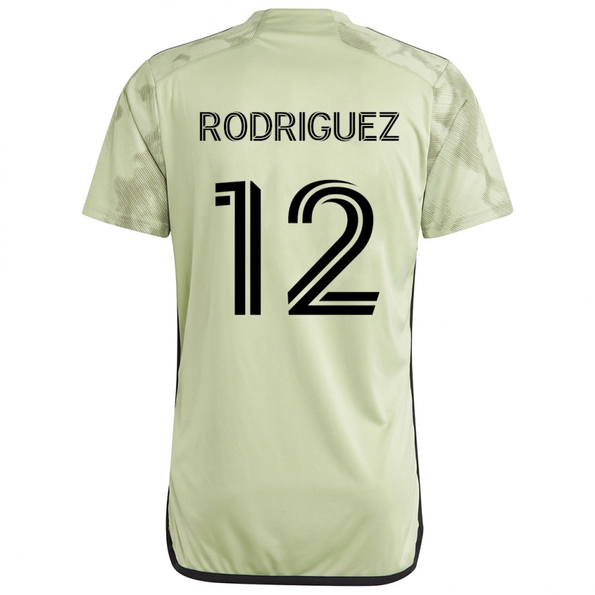 Niño Camiseta Jeremi Rodríguez #12 Verde Claro 2ª Equipación 2024/25 La Camisa México