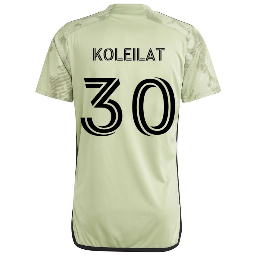 Niño Camiseta Jassem Koleilat #30 Verde Claro 2ª Equipación 2024/25 La Camisa México